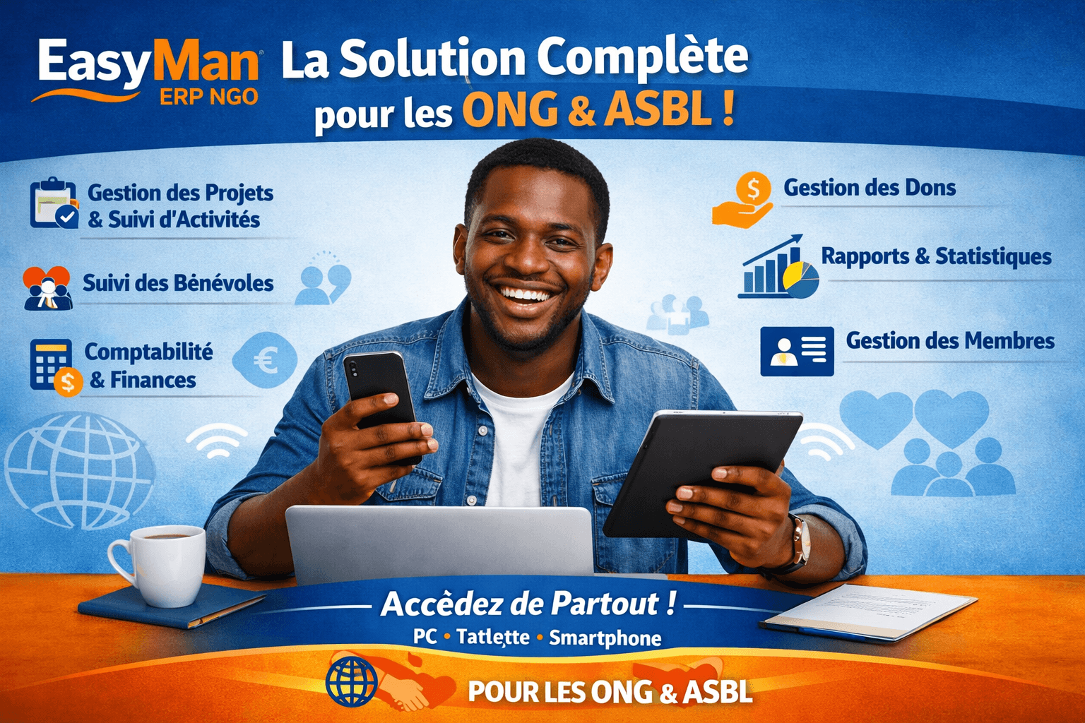 EasyMan ERP Humanitaire